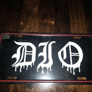 DIO LICENSE PLATE